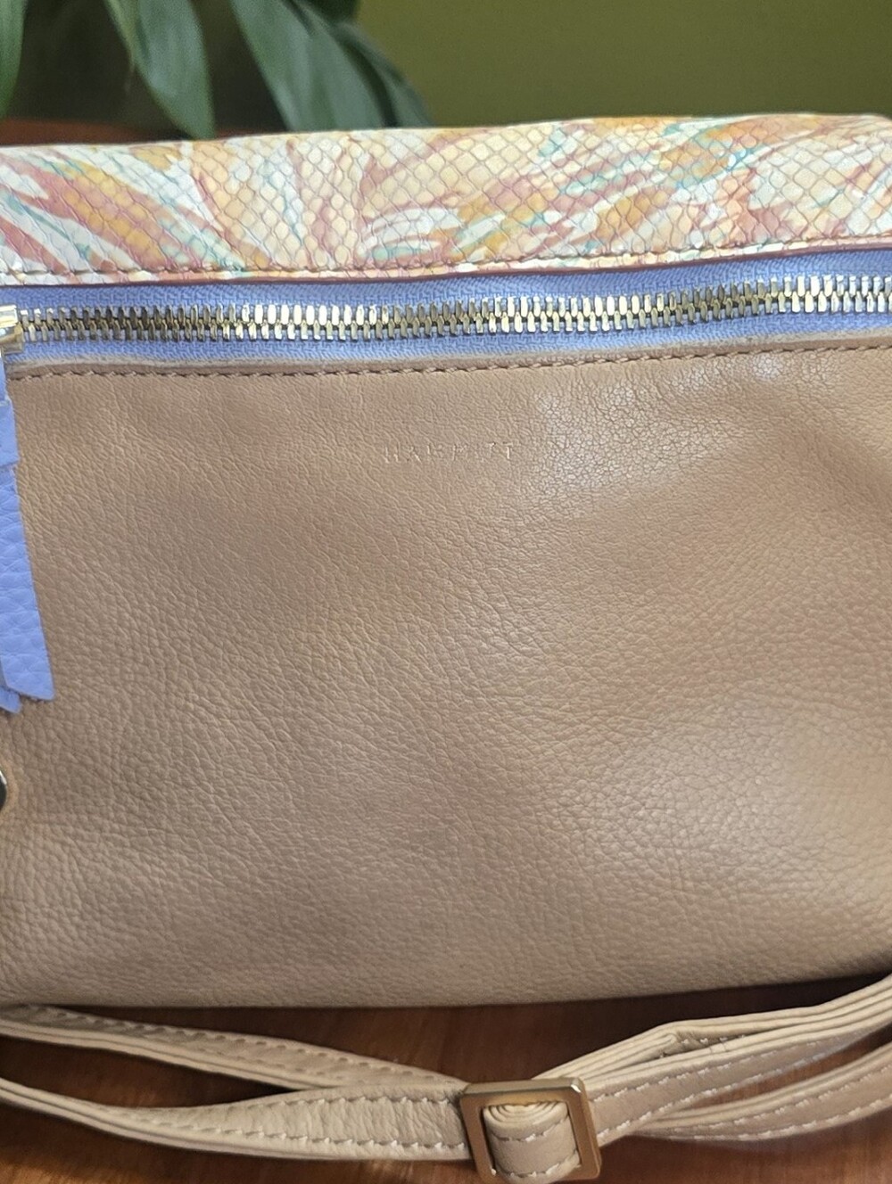 Hammitt Dillon 6 Way Crossbody Bag Clutch Garden Party Snake Embossed Leather - Picture 4 of 16